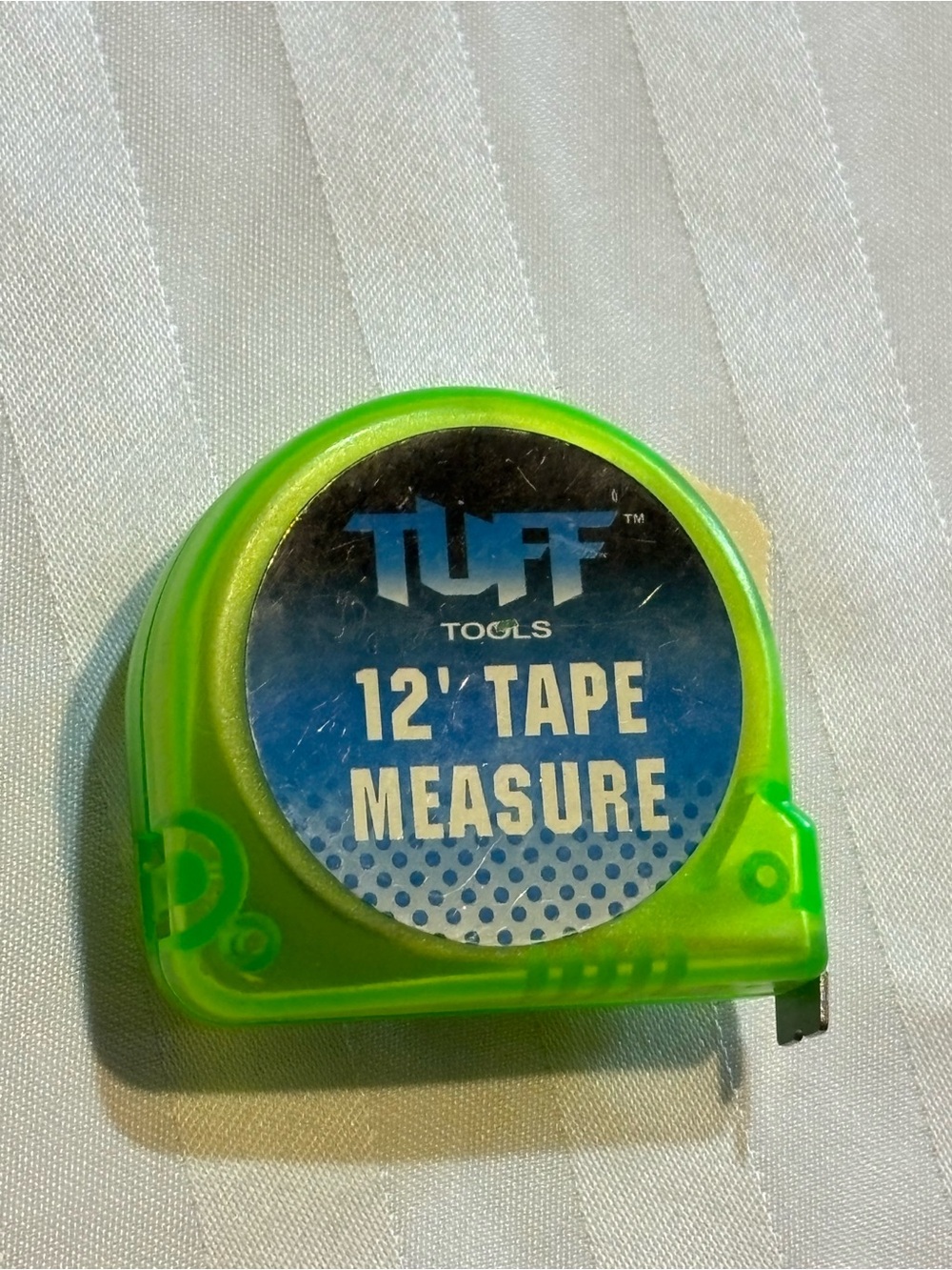TUFF TOOLS 12' TAPE MEASURE Green (Good Condition)